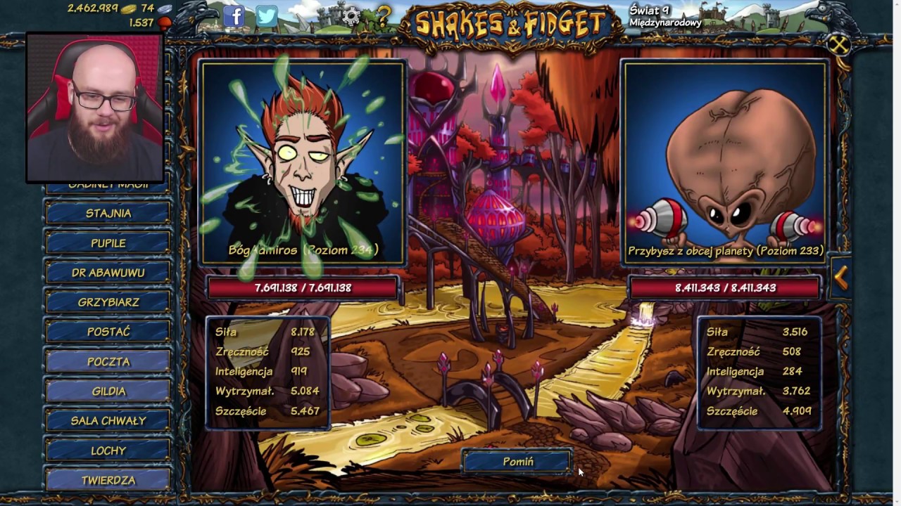 ZAGRAJMY W LET'S PLAY SHAKES & FIDGET PO POLSKU GAMEPLAY PL PC 1080p60 XD