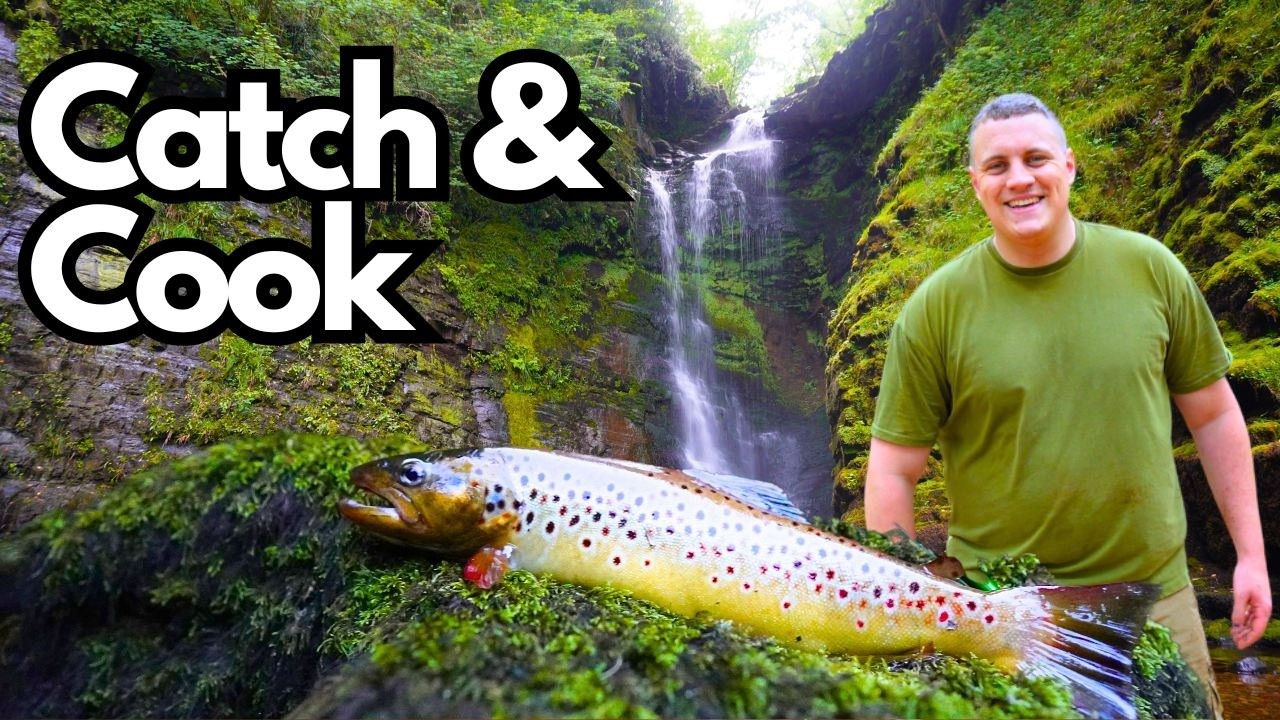 I Camped Alone at A Remote Waterfall - No Tent, No Water, No Problem!