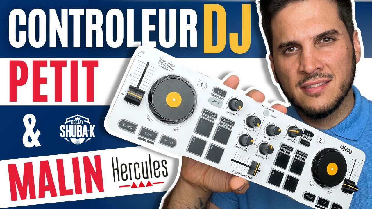 MIX PARTOUT avec ton SMARTPHONE et ce CONTROLEUR @Hercules_Audio