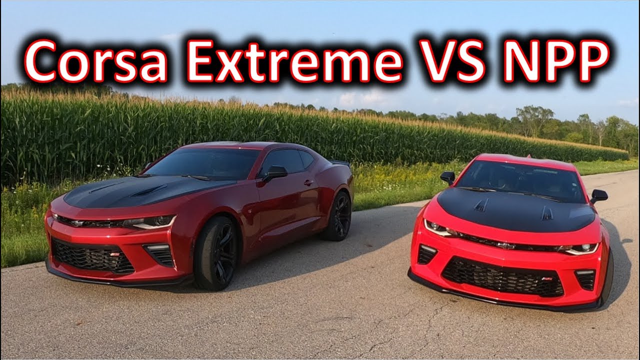 Сравнение выхлопных систем Corsa Extreme и NPP Camaro SS 1LE