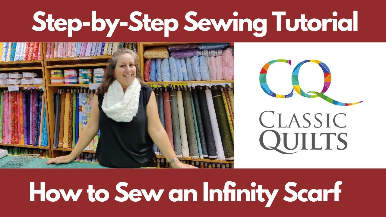 How to Sew an Infinity Scarf - Beginner Friendly Tutorial