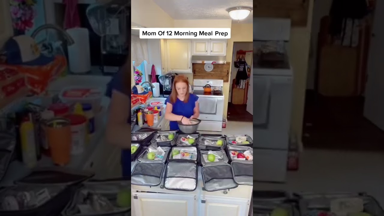 Mom of 12 Morning Meal Prep 🥳🥰😘 