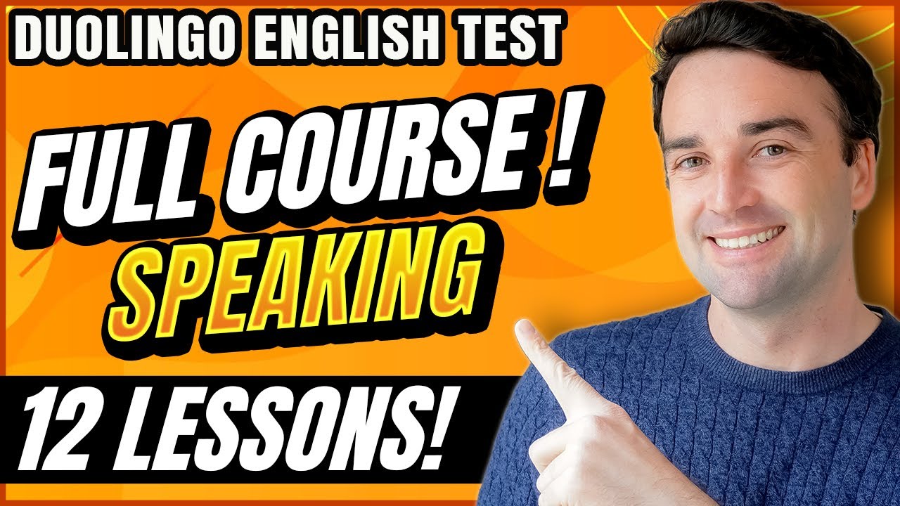 Duolingo English Test Speaking Course - 12 Lessons!