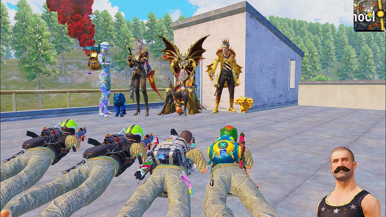 When Victor Squad Starts Dancing 💃💀PUBG Mobile