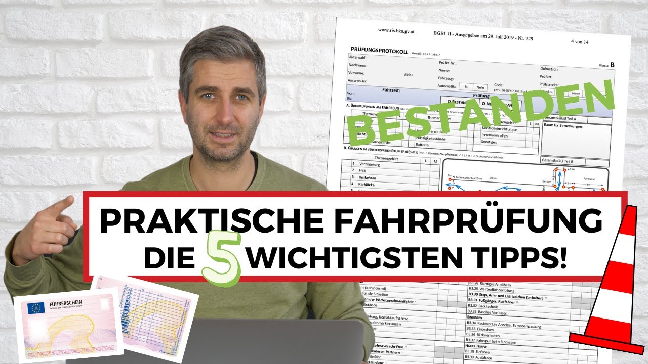 5 TIPPS F&Uuml;R DIE PRAKTISCHE FAHRPR&Uuml;FUNG