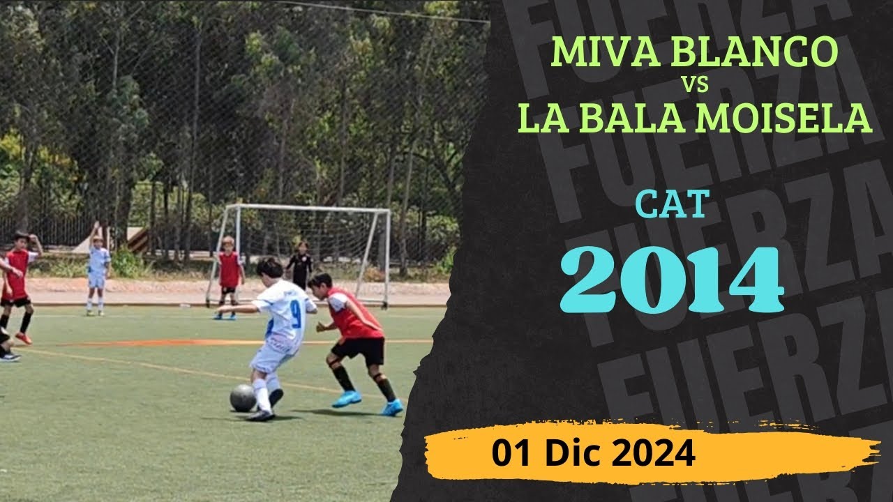 COPA AFIM (Cat-2014) MIVA Blanco vs La Bala Moisela - Pentagonito San Borja - Lima 01 Dic 2024