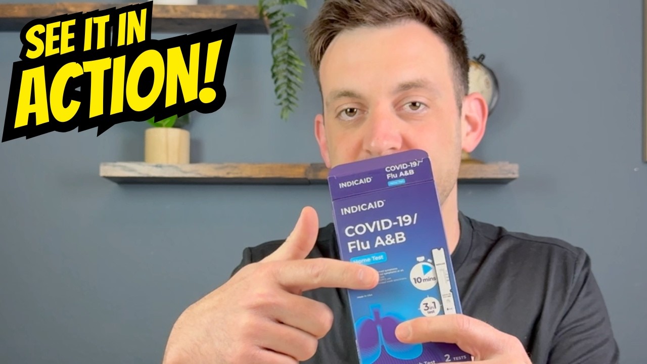 INDICAID COVID-19/Flu A and B 3-in-1 Rapid Antigen Test Overview! Worth It? #ad #amazoninfluencer