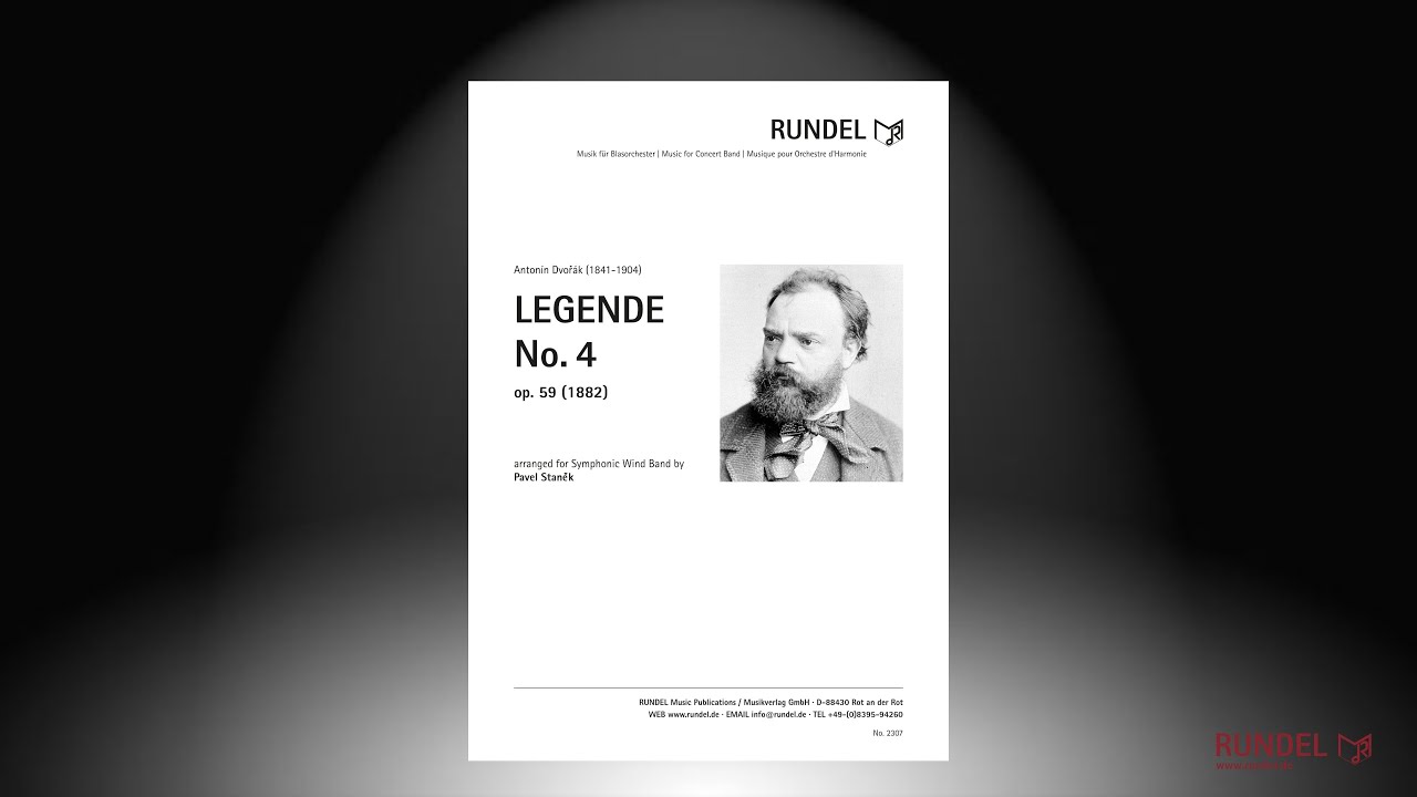 Legende No. 4 op. 59 | Antonín Dvořák | arr. Pavel Staněk
