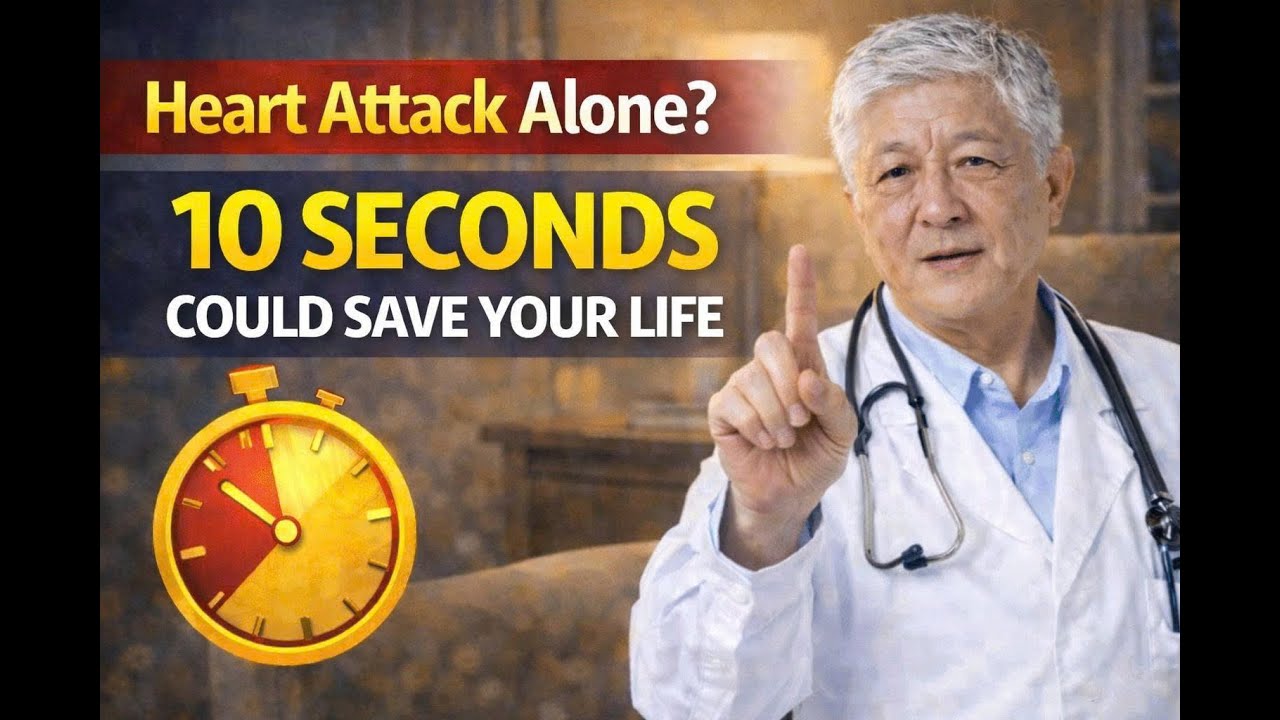 Heart attack alone? 10 seconds could save your life