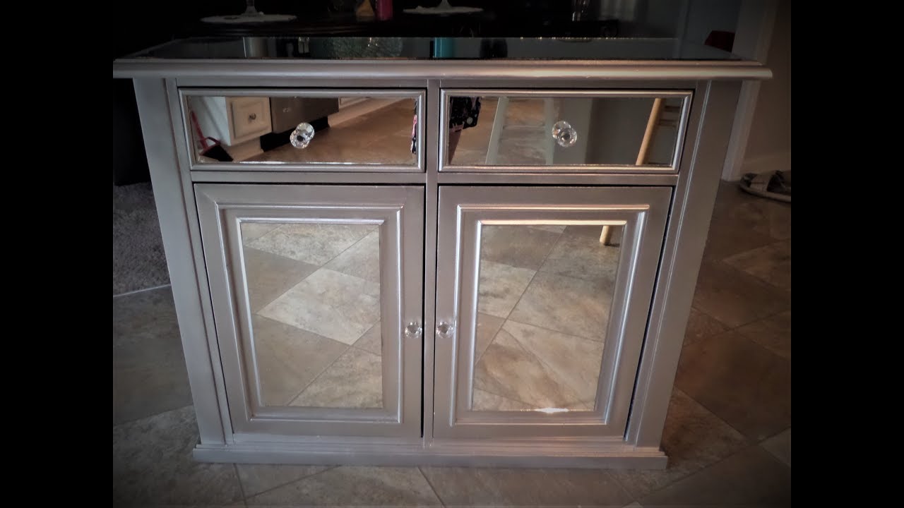 Mirrored Cabinet / mirrored Furniture / DIY