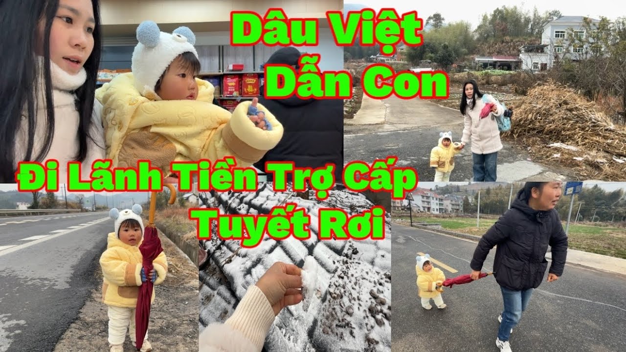 251🇨🇳🇻🇳Dâu Việt Đi Đăng Ký Nhận Tiền Trợ Cấp Cho Con Mà Lạnh Muốn Teo Luôn, Hông Muốn Ra Đường Luôn 