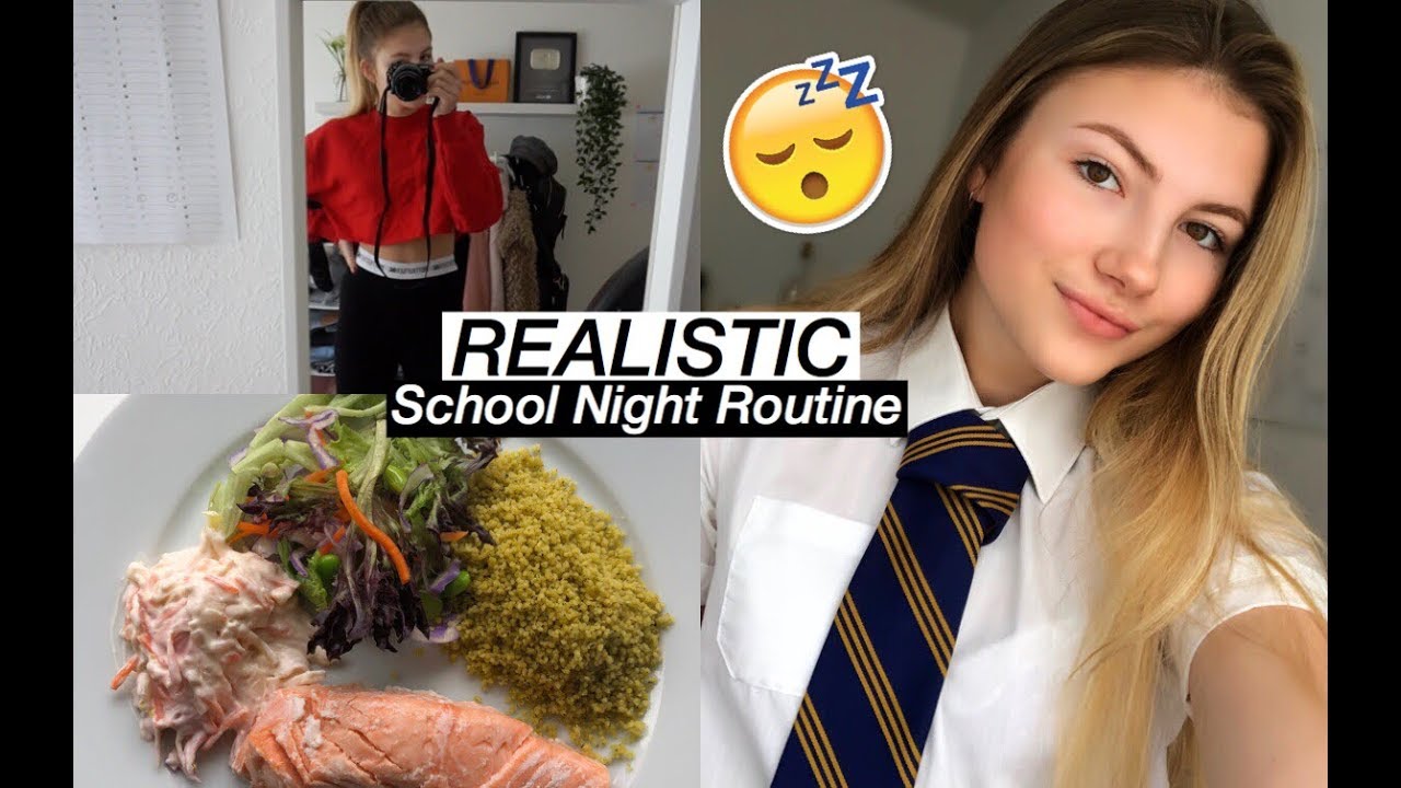 REALISTIC SCHOOL NIGHT ROUTINE 2018!