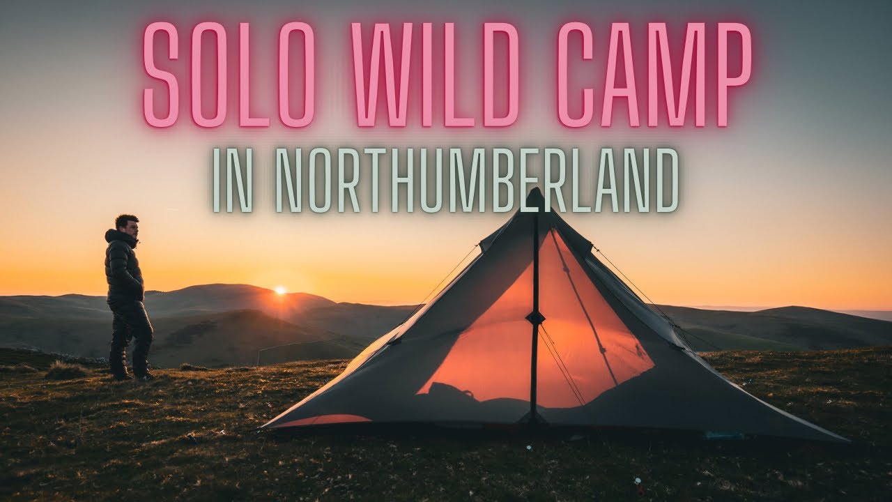 Solo Wild Camping in the Northumberland Hills | The first signs of spring (Hyberg & Liteway gear)