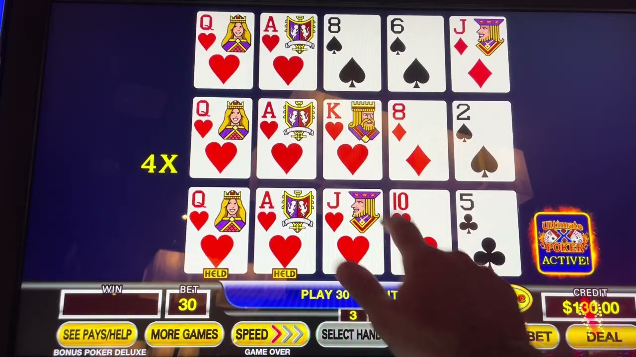 Ultimate X video poker