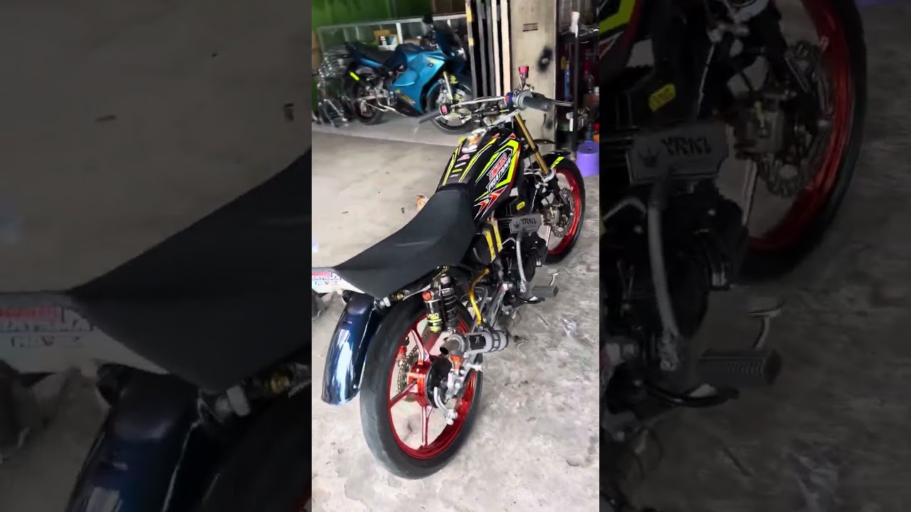 RXKING MODIF TIPIS PAKE VELG VND AK 55 cakep juga