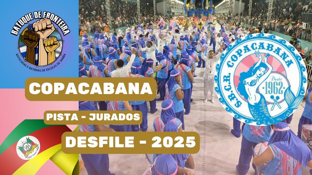 COPACABANA 2025 - PISTA - JURADO | carnaval de PORTO ALEGRE AO VIVO.