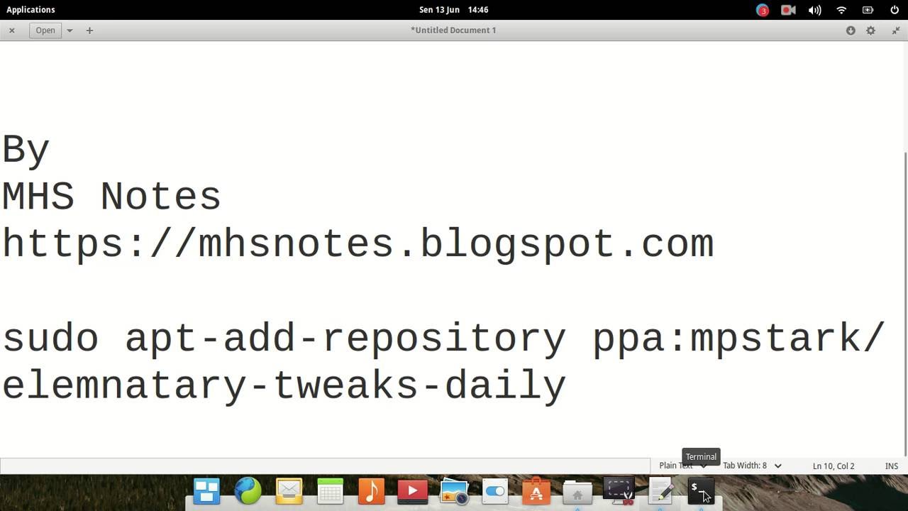 Install elementary Tweaks in elementary OS Freya