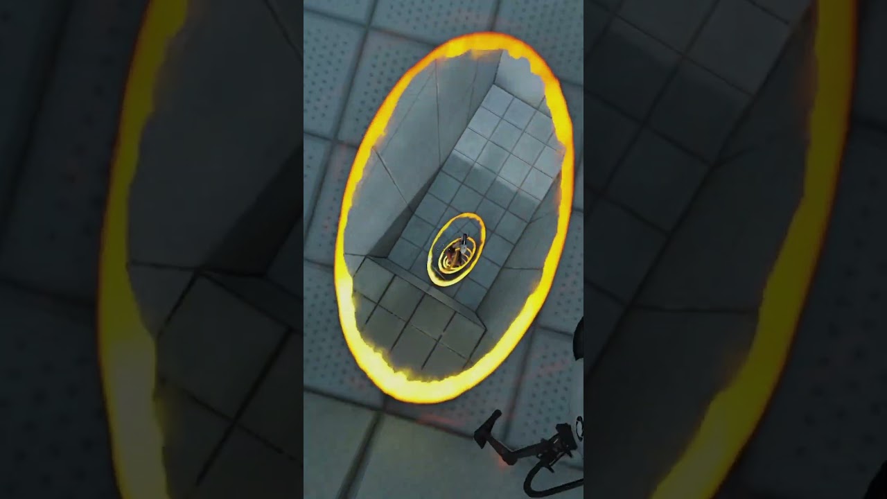 Portal With RTX Endless Fall #shorts