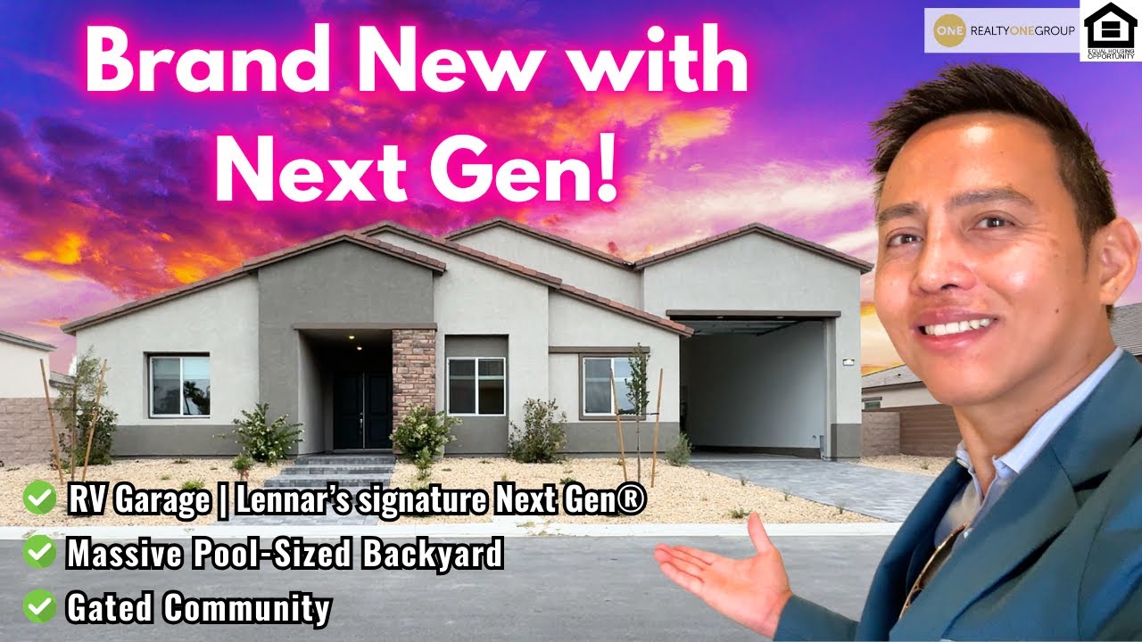 Brandnew Home For Sale in Las Vegas | Nextgen | RV Garage | Lennar
