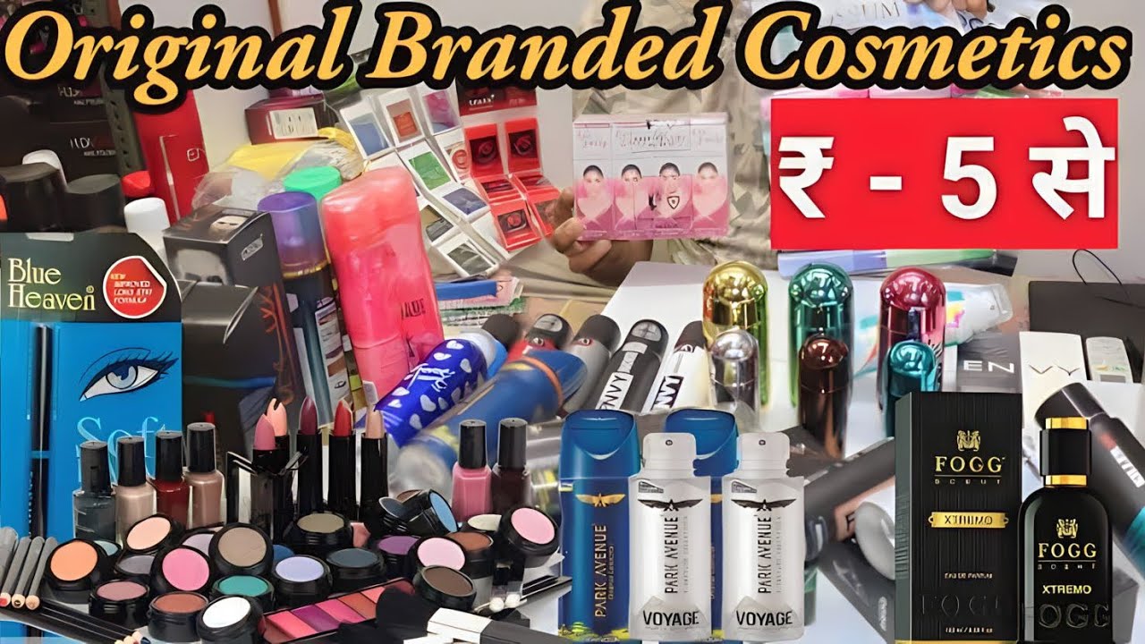 Branded cosmetic wholesale market in delhi sadar bazar | cheapest cosmetic market in sadar bazar