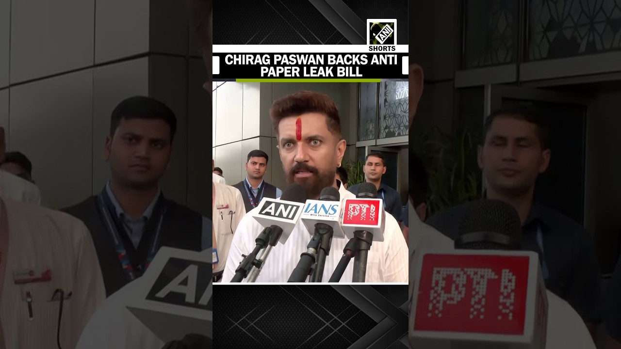 Union Minister Chirag Paswan says Centre's new paper leak law will impose strict penalties