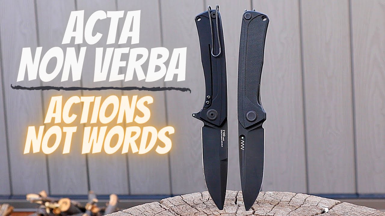 Actions Not Words ANV CZECH Knives (Acta Non Verba Knives)
