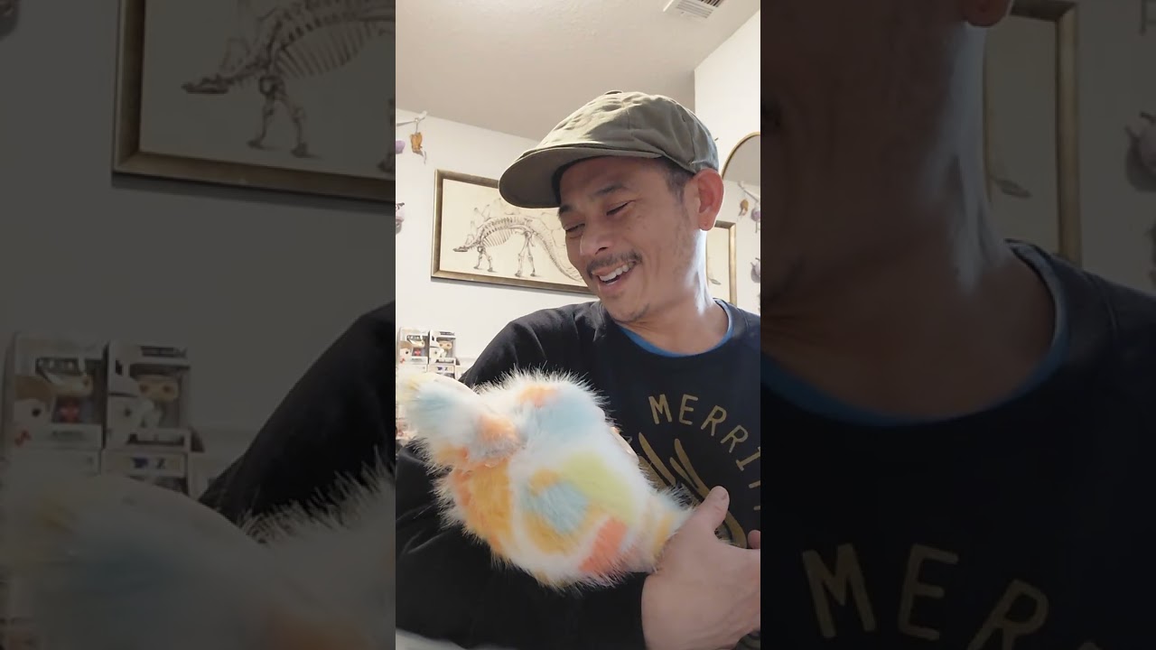 The Monsters are taking over th3 reptile room. Unboxing Rock the Universe Plush 