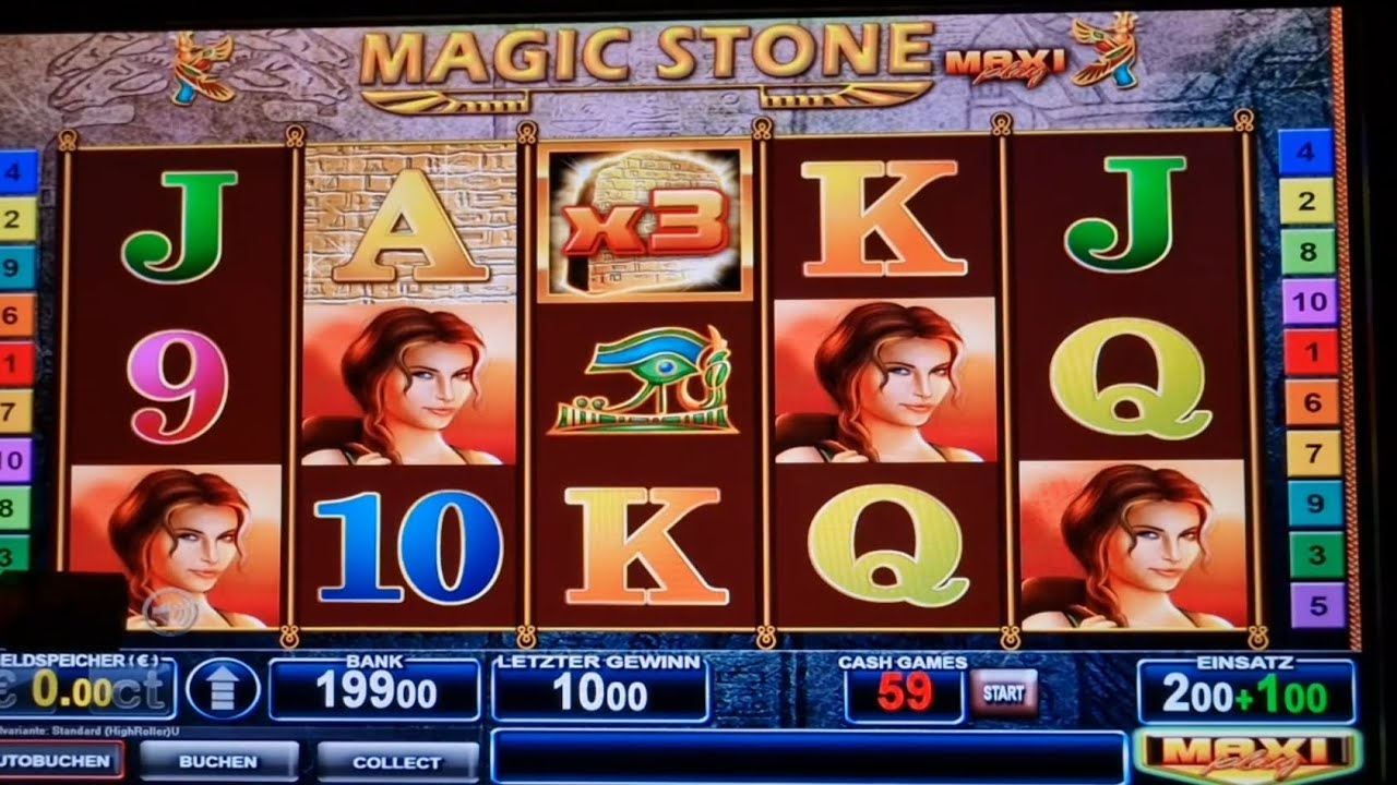 Magic Stone 💣Kranke Jackpot Bild💥 auf 3 Euro Fach 💥Bally Wulff Spielautomaten