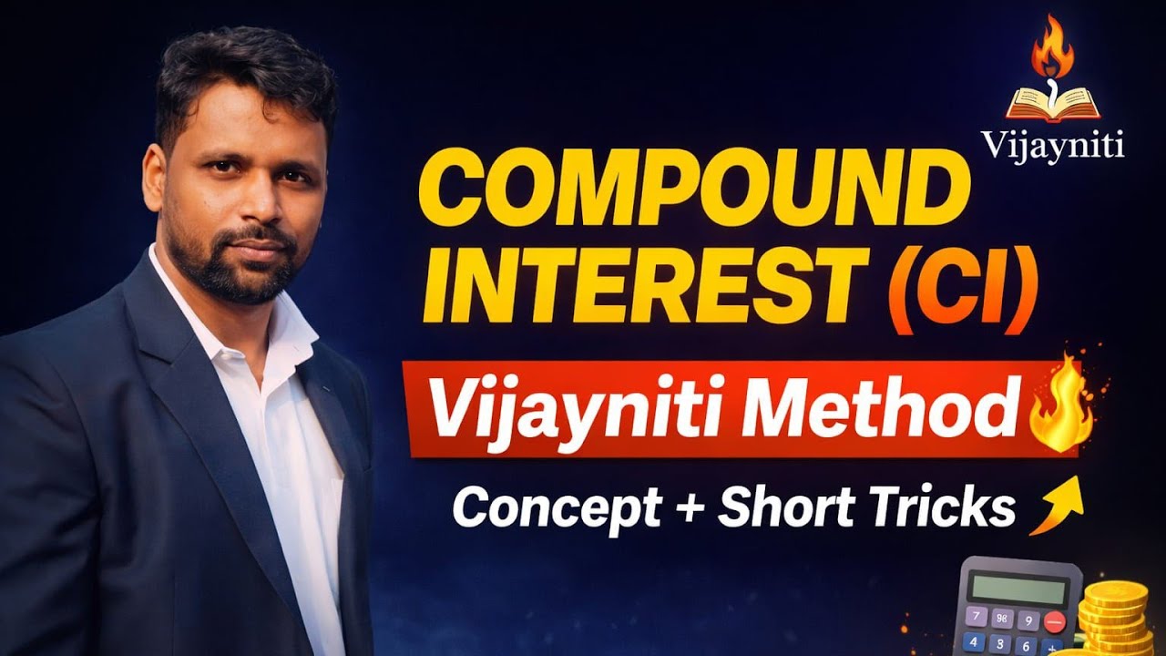 🔥 Compound Interest (CI) – Complete Chapter for Competitive Exams