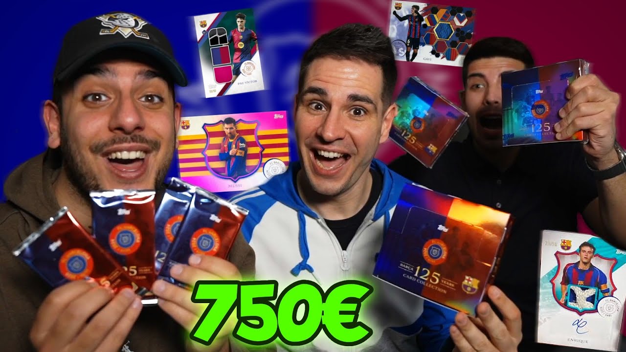 Cajas 125 Aniversario FC Barcelona *Muchos Autógrafos, Parches y Numeradas* con Robert PG