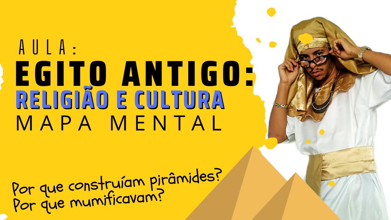 EGITO ANTIGO 🐪[#2 Religião e Cultura] MAPA MENTAL 🐪