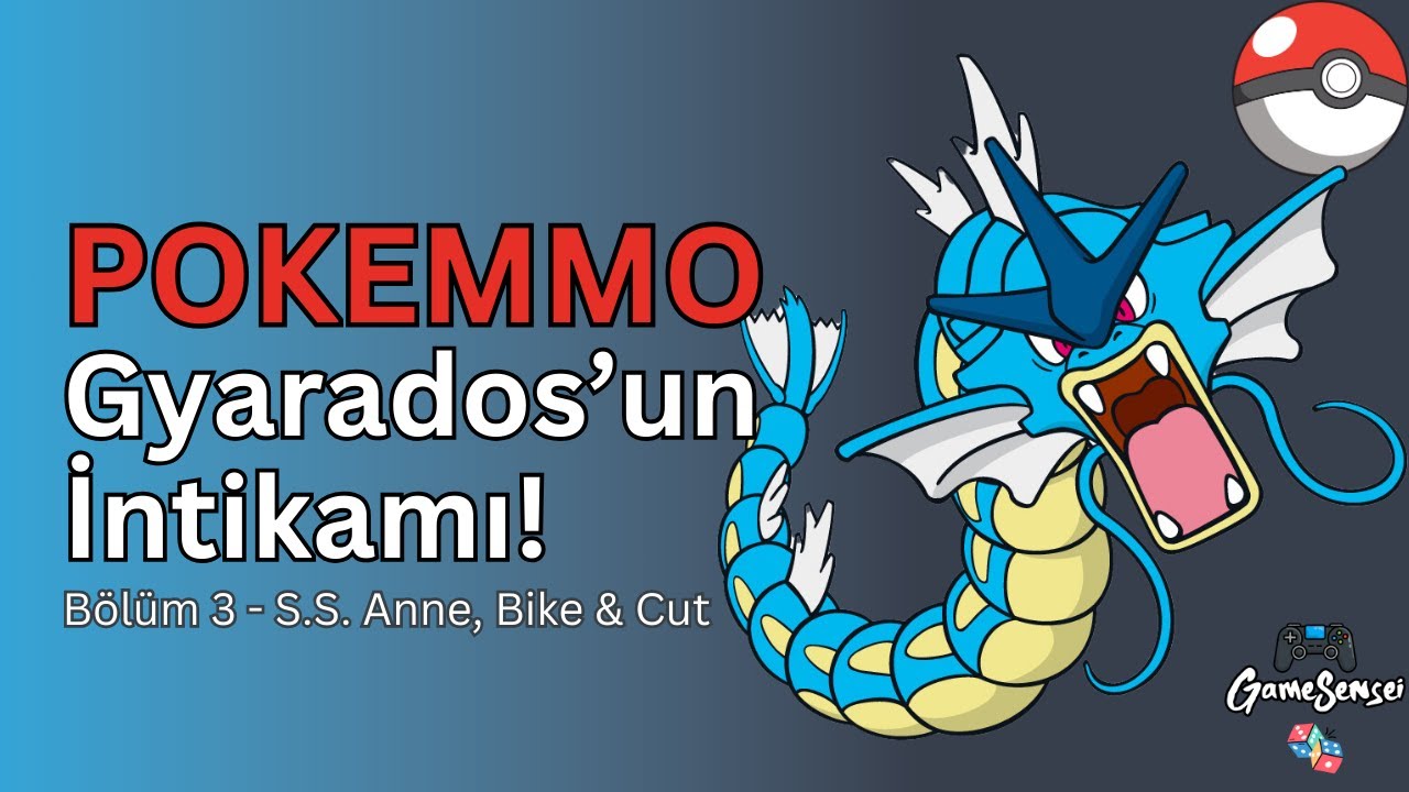 PokeMMO S.S. Anne Macerası - Bike Voucher ve HM-Cut elde ettik - Bölüm 3 Gyarados'un İntikamı!