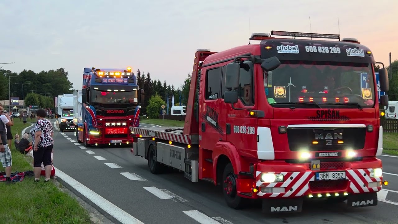 VAN&TRUCK SHOW Přerov - spanilá jízda 25.7.2025