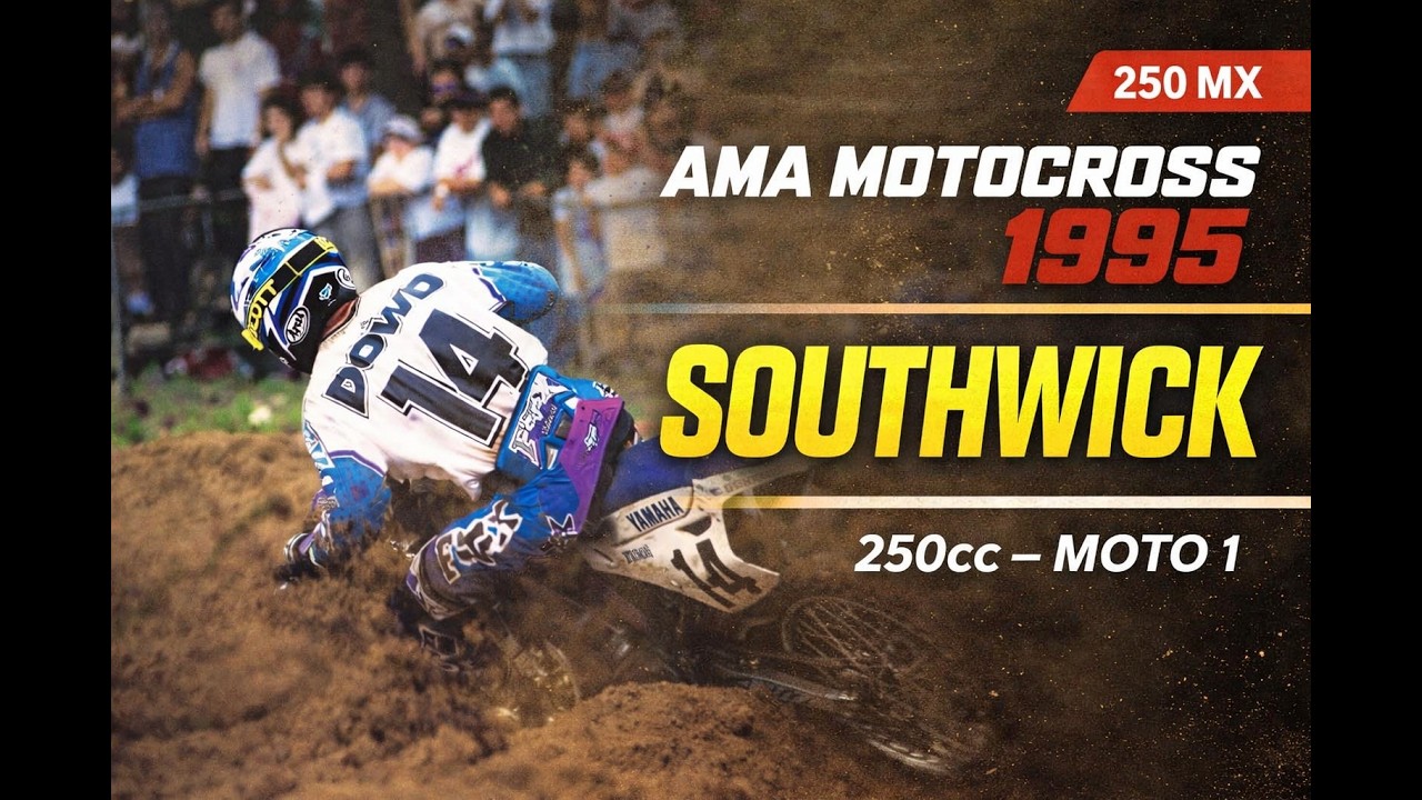 AMA Motocross 1995 - Southwick - 250 Moto 1