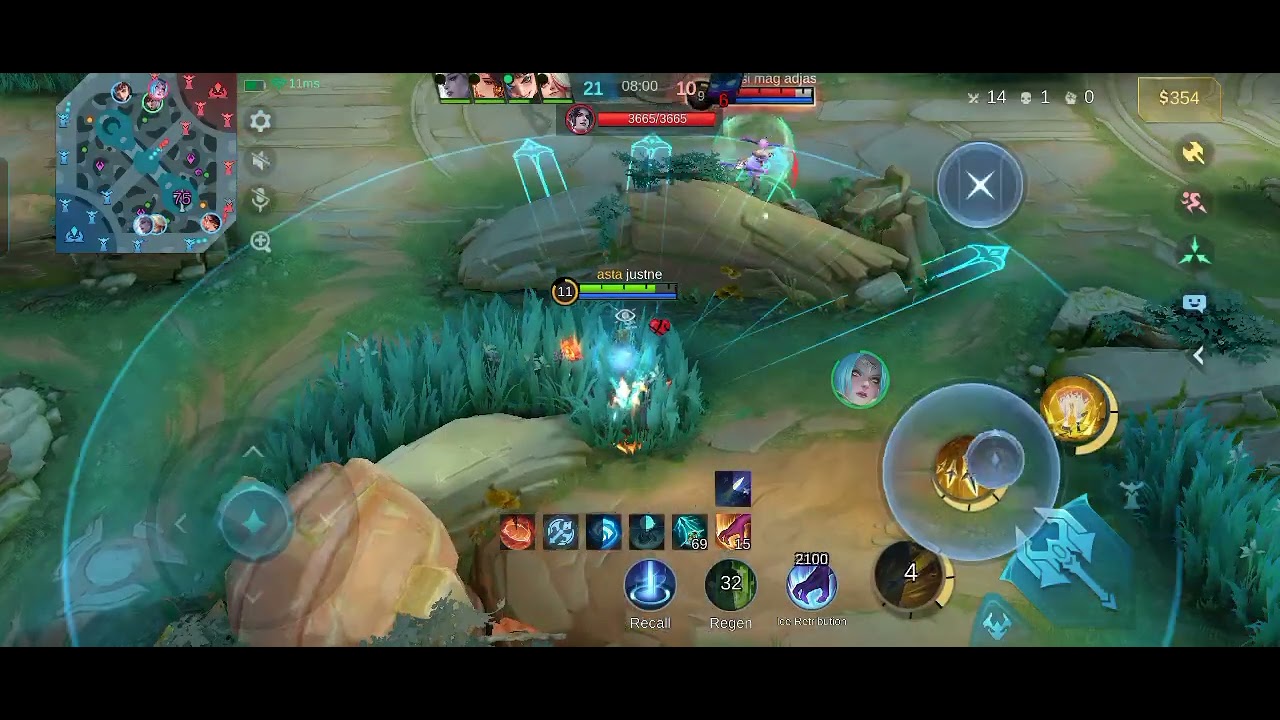 Mobile legends gameplay