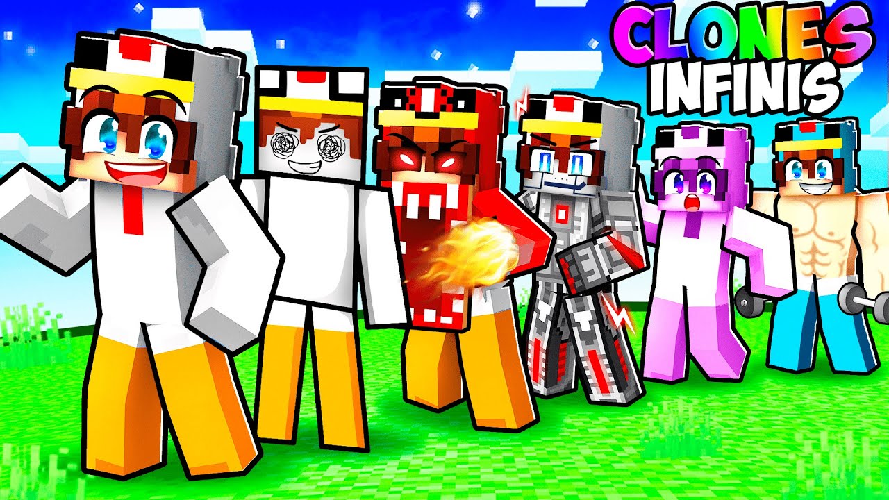 CLONES INFINI sur Minecraft...