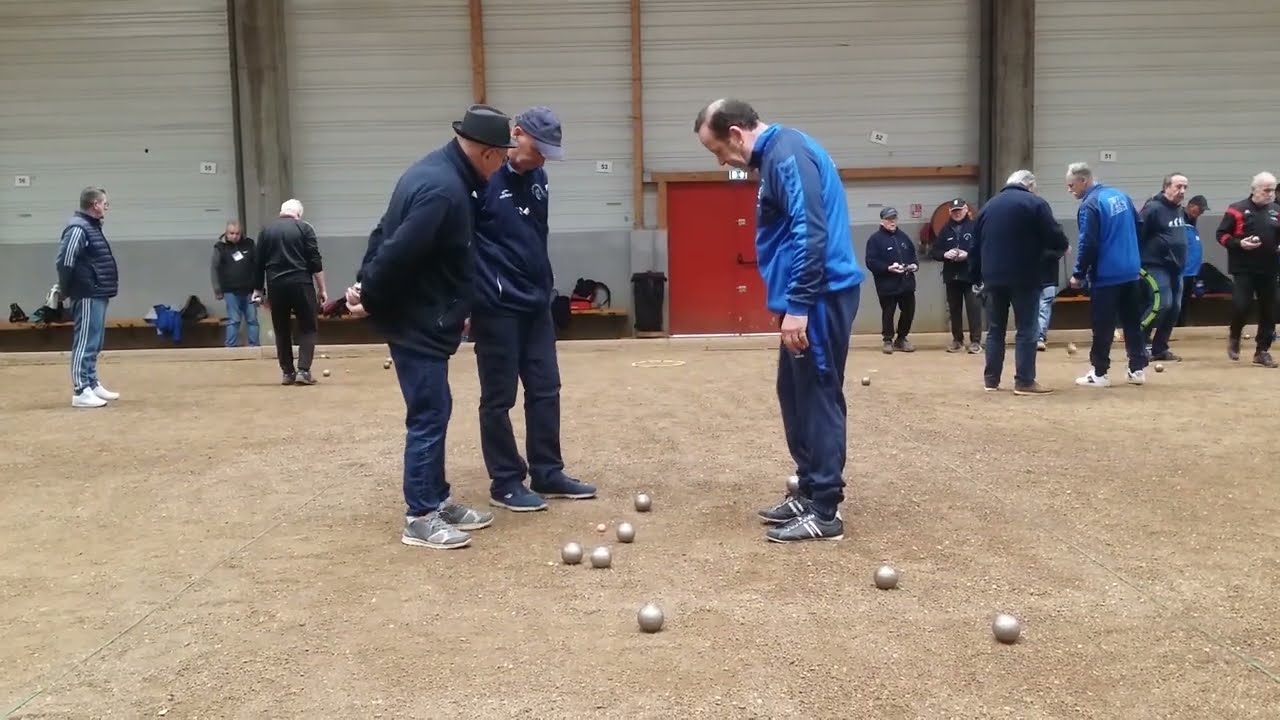 Challenge pétanque vétérans au boulodrome de Saint-Pierre-lès-Elbeuf le 21/02/2024