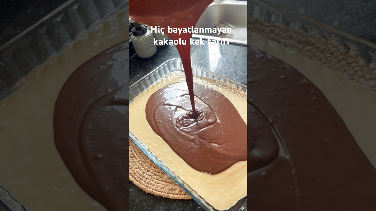 Çok kolay kakaolu kek tarifi nasıl yapılır aşırı derecede lezzetli oluyor