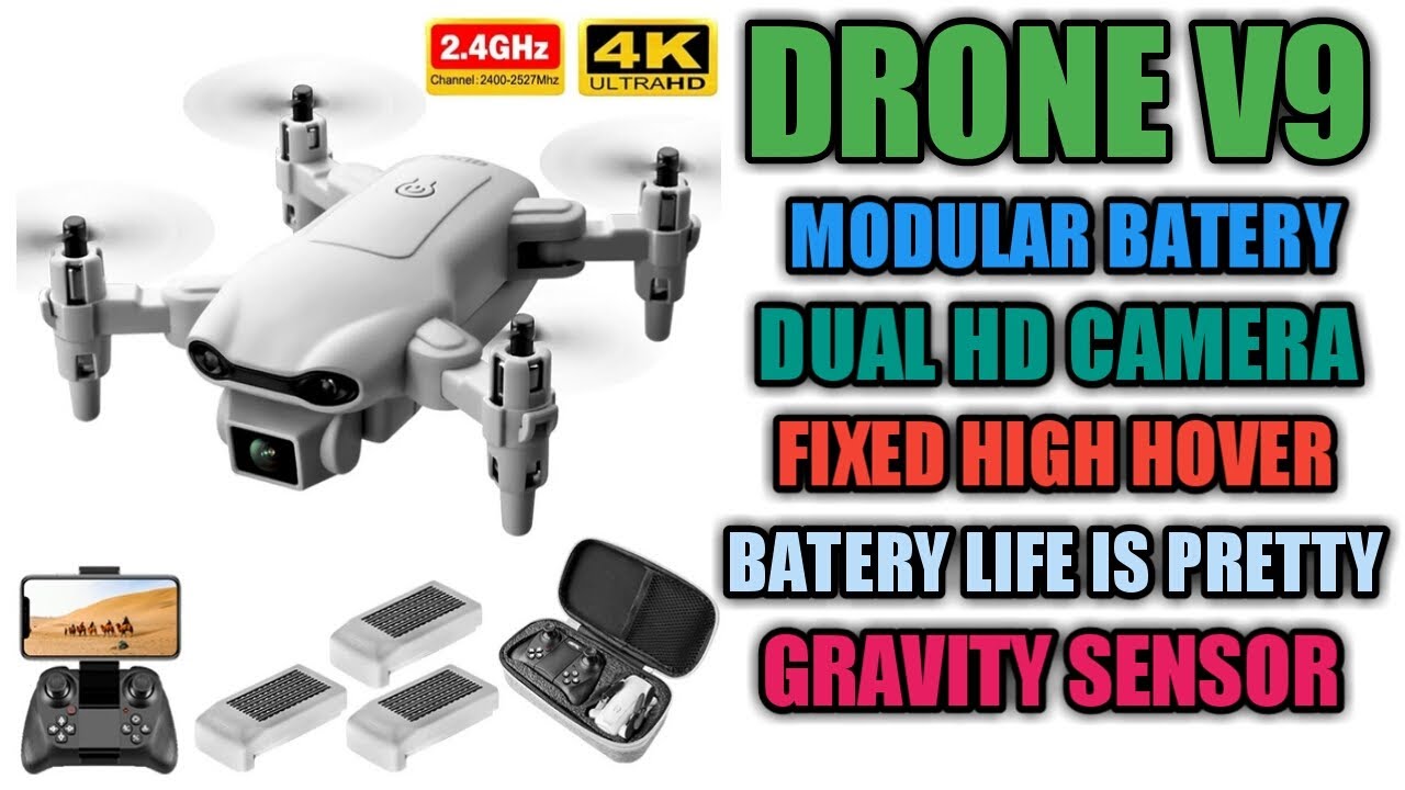 drone v 90 || V9 New Mini Drone 4K 1080P HD Camera WiFi Fpv Air
