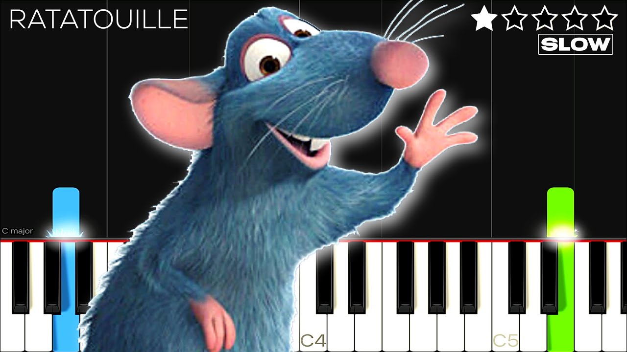 Ratatouille - Le Festin | SLOW EASY Piano Tutorial