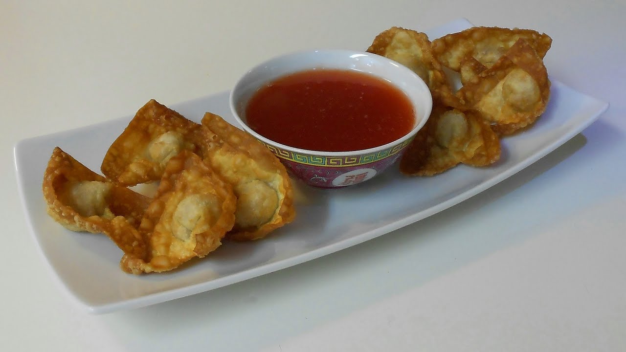 Wantan Frito con Salsa de Tamarindo