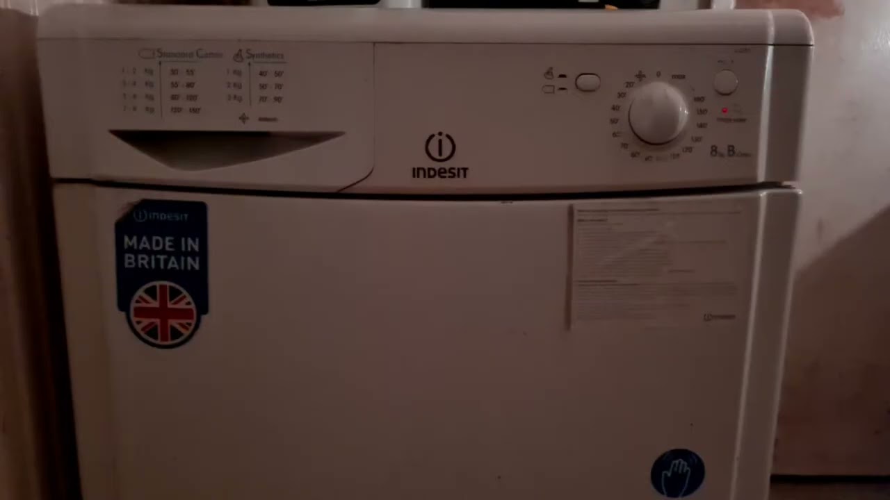 Highlight 2:31:53 – 2:36:53 from Indesit IDC8T3 8KG Condenser Tumble Dryer Full Cycle