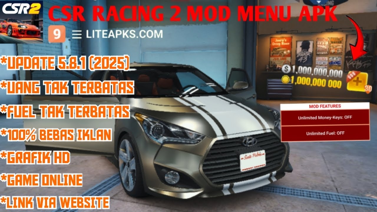 NEW UPDATE! UPDATE KE VERSI 5.8.1 - Csr Racing 2 Mod Apk Showcase #28