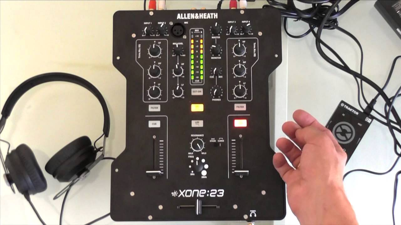 Allen & Heath Xone:23 DJ Mixer Talkthrough