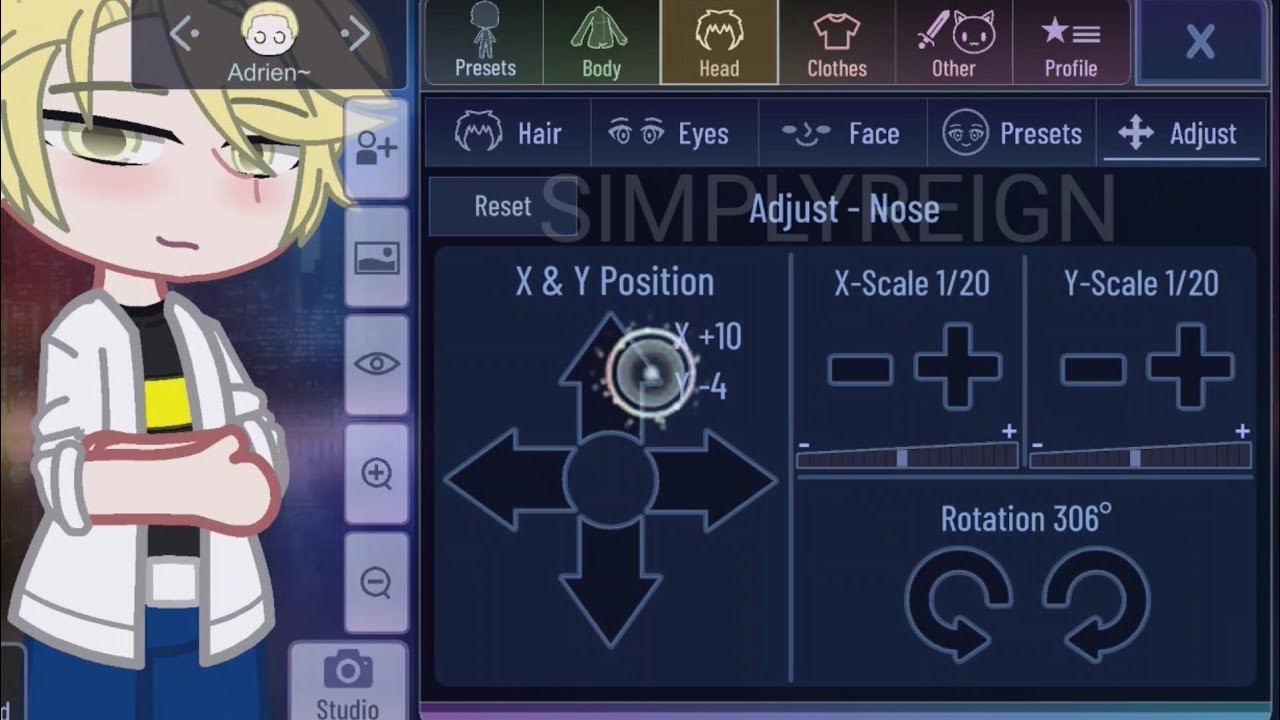 How To Make Adrien|| MLB Gacha Club Tutorial