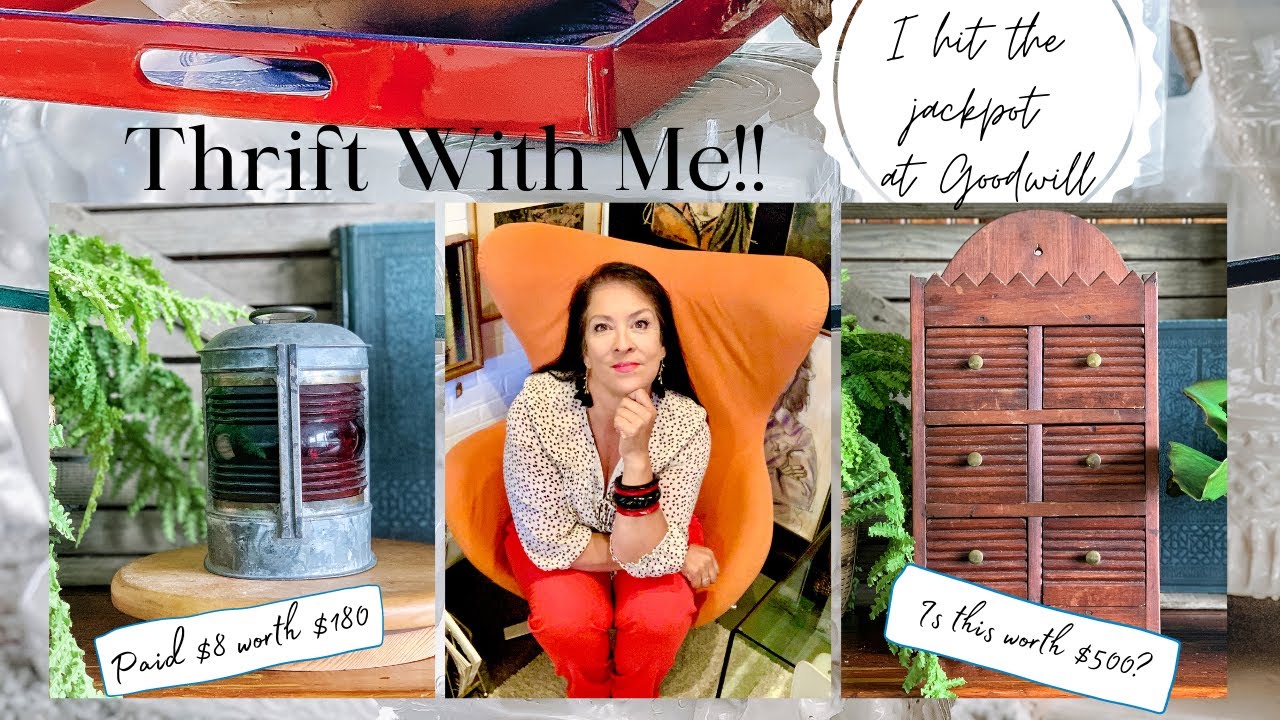 PAID $8, WORTH $180!!! Thrift haul from Goodwill,  antiques, vintage, collectables, reselling tips