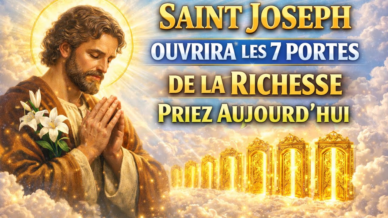 🙌 ABANDON FINANCIER : PRIÈRE à SAINT JOSEPH pour REMETTRE tes DETTES à DIEU 🙏