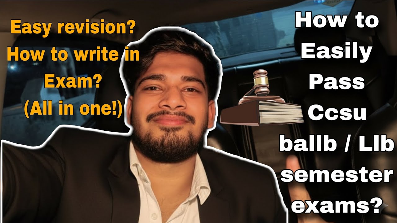 CCSU EXAM preparation? How to pass exams? *For law students*