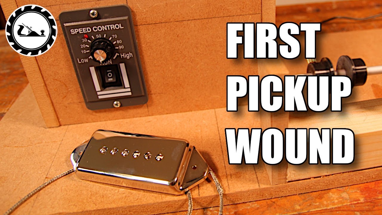 Winding my first ever pickup, a p90, obviously.