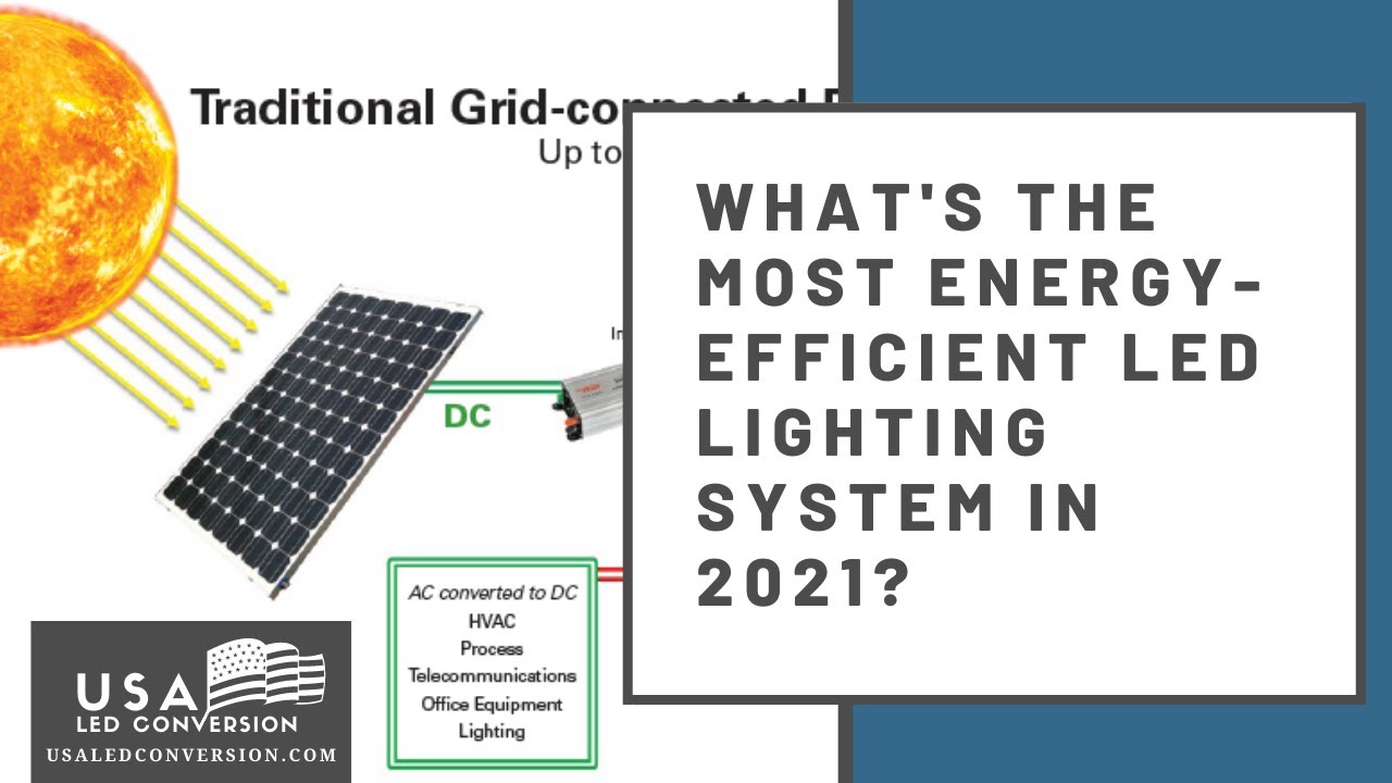 What's the Most Energy-Efficient LED Lighting System in 2021?
